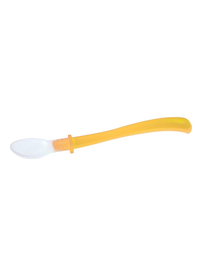 Pur 2-Piece Per Pack Long Handle Soft Spoons Green/Orange - Image 2