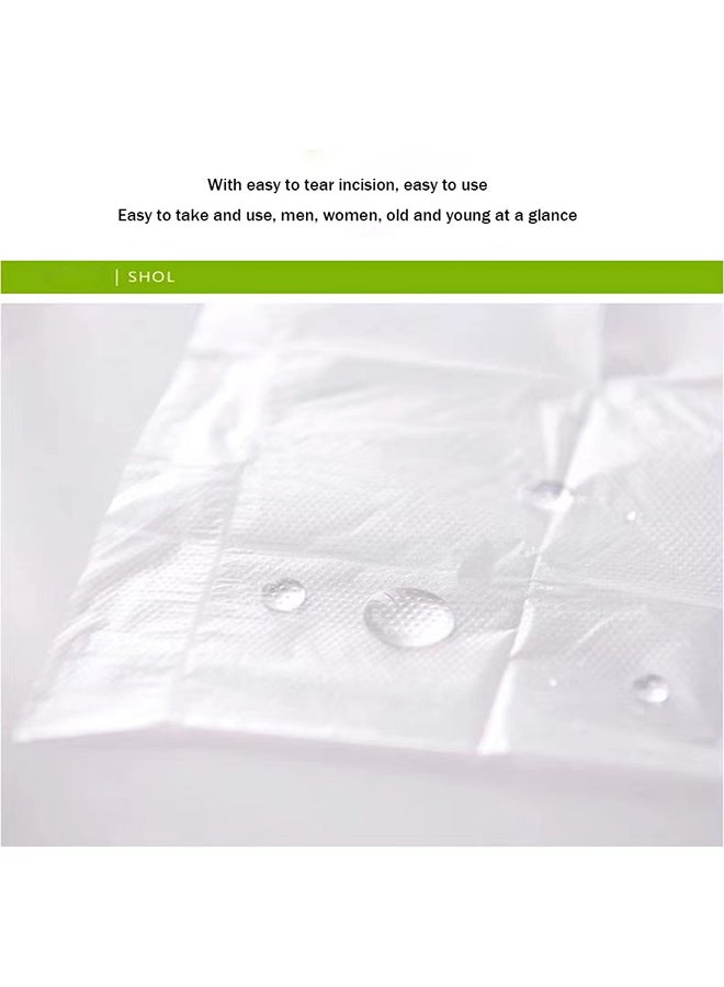 VILILY 50-Piece Travel Disposable Toilet Seat Cover, Pack Of 2 Clear 40 x 48cm  - Image 5