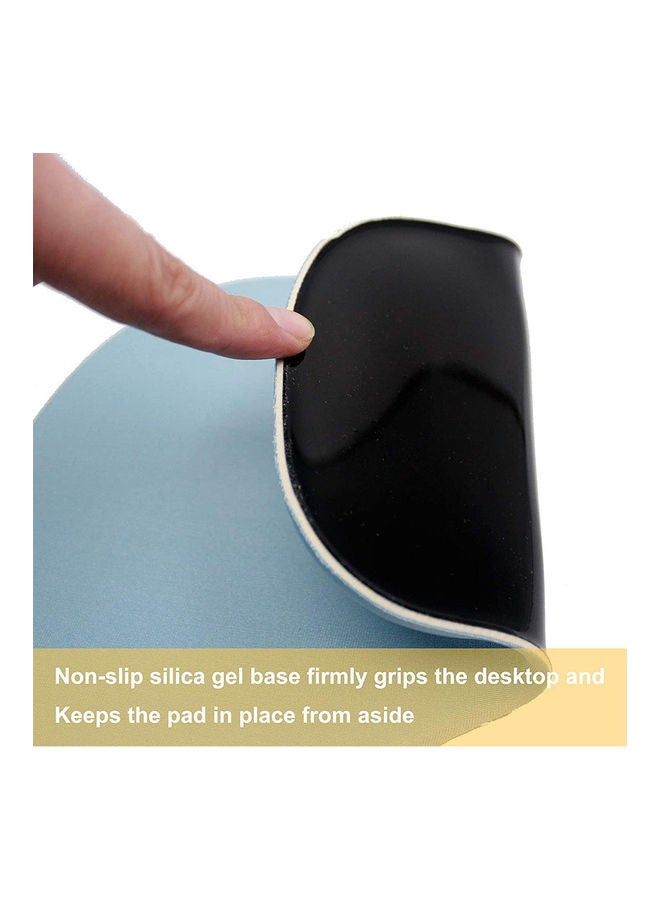 داتا زون لوحة ماوس مريحة مانعة للانزلاق بقاعدة من البولي يوريثان مع دعامة للمعصم . أزرق - Image 4