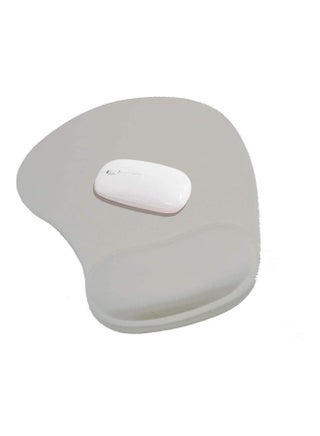 PU Base Non-Slip Ergonomic Gel Mouse Pad with Wrist Support Silver - v1632294293/N50994113A_1