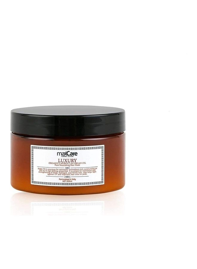 قناع الشعر المغذي بزيت الأركان المغربي العضوي