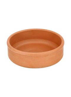 إليزي سلطانية من الطمي بني 22x7سم  - Image 1