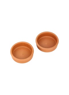 إليزي طقم أوعية طينية مكون من قطعتين بني 15x4.8سم  - Image 2