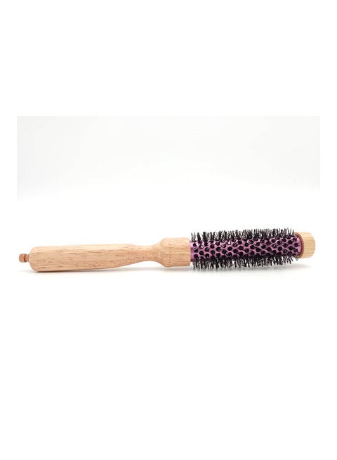 Professional Wooden Ceramic Round Hair Brush #6 Pink