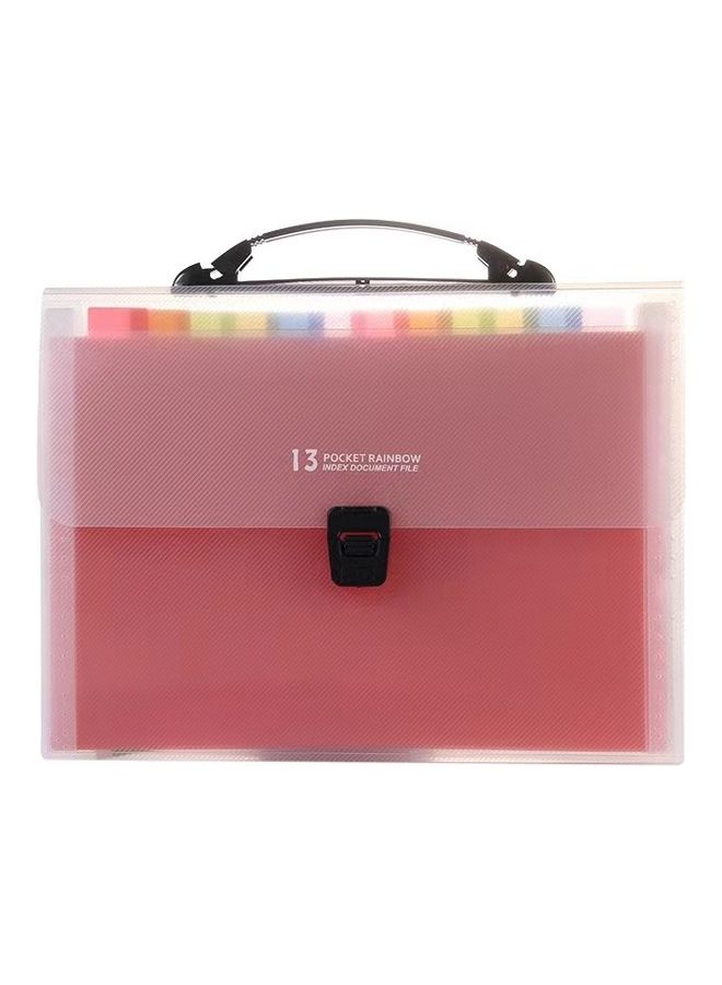Vantasii - 13 Pocket File Organizer For A4 Paper Multicolour - Image 1