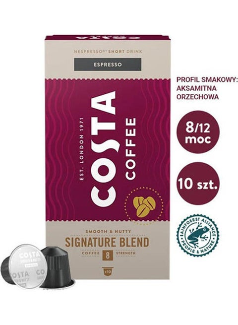 Signature Blend Espresso Nespresso compatible 10 capsules