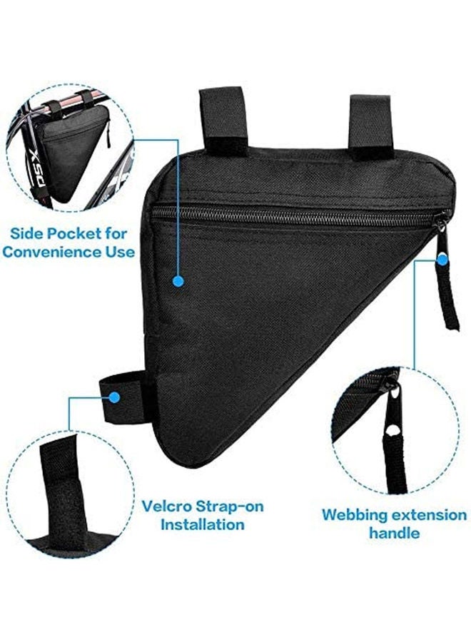 AMERTEER - Triangle Frame Bicycle Pouch Tool Bag 9.84inch - Image 1