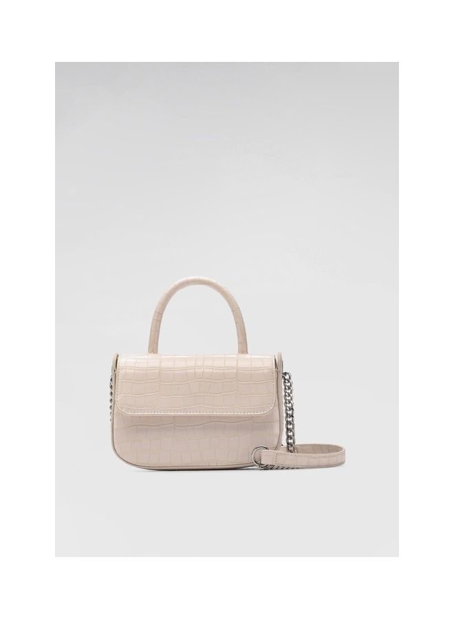 Deezee - Top Handle Satchel Beige - Image 1