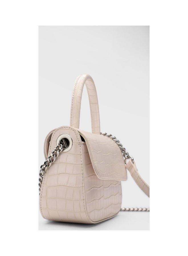 Deezee - Top Handle Satchel Beige - Image 1