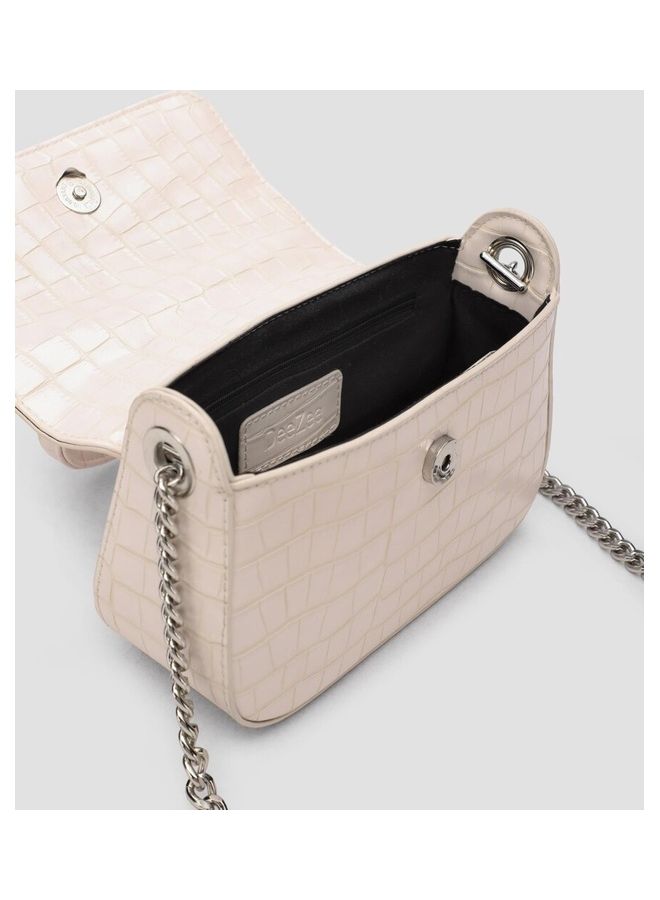 Deezee - Top Handle Satchel Beige - Image 1