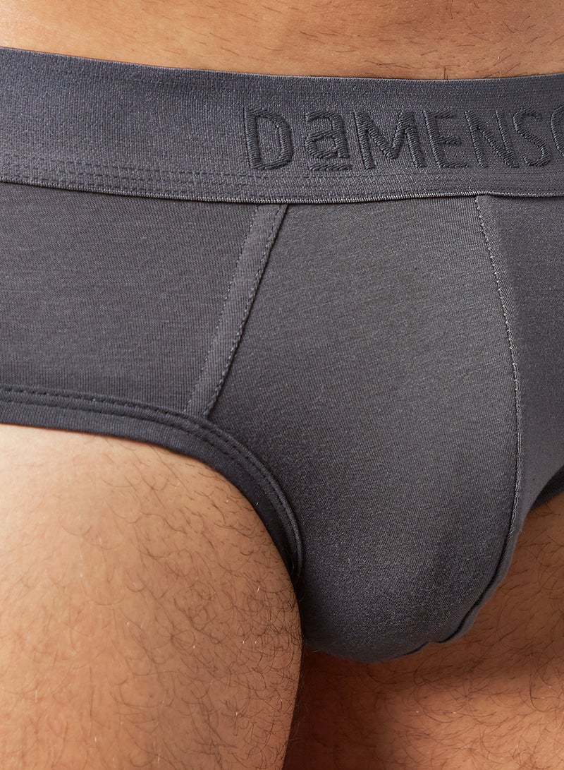 DEO-SOFT Deodorizing Micro-Modal Solid Briefs (Pack of 2) Multicolour