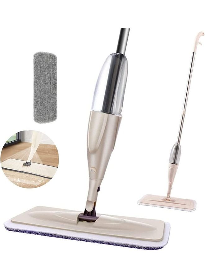 AIWANTO Water Spraying Sweeper Floor Cleaner Beige/Grey 64cm  - Image 2