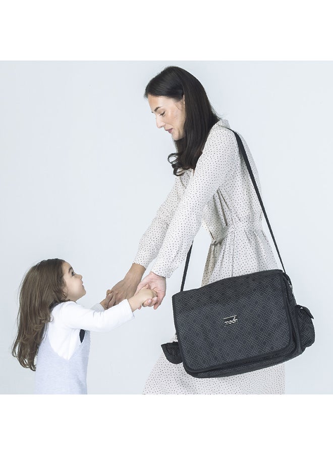 مون حقيبة ماسنجر فوريفر للوازم الأطفال - أسود - Image 4