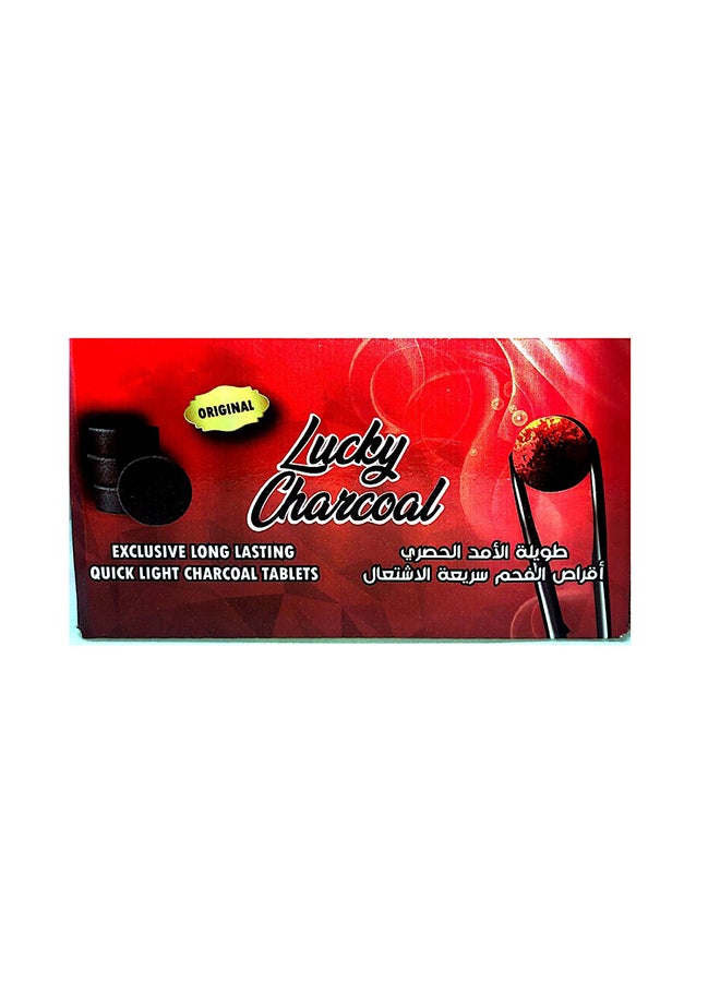 80-Piece Quick Light Charcoal Tablets Black 33mm - Image 1