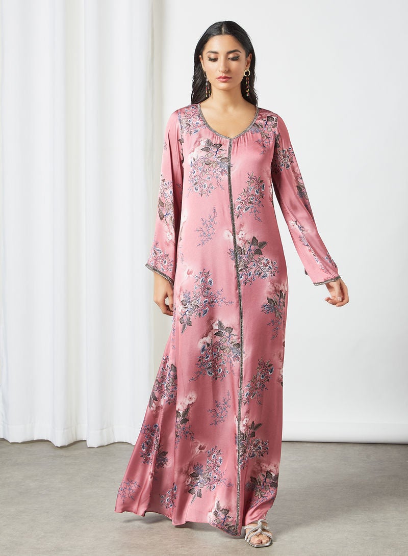 RVVIVA - Floral Printed Kaftan Multicolour - Image 1
