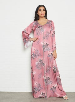 Floral Printed Kaftan Multicolour