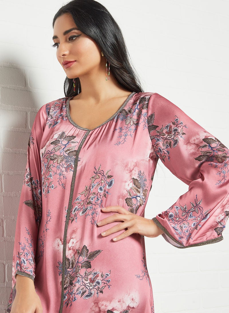 RVVIVA - Floral Printed Kaftan Multicolour - Image 1