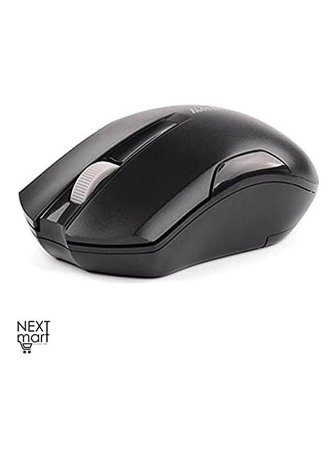 A4TECH - G3-200Ns Silent Wireless Mouse -10:15M Range Black - Image 1