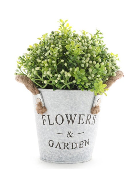 Artificial Plant With Pot Green 20x10x8cm