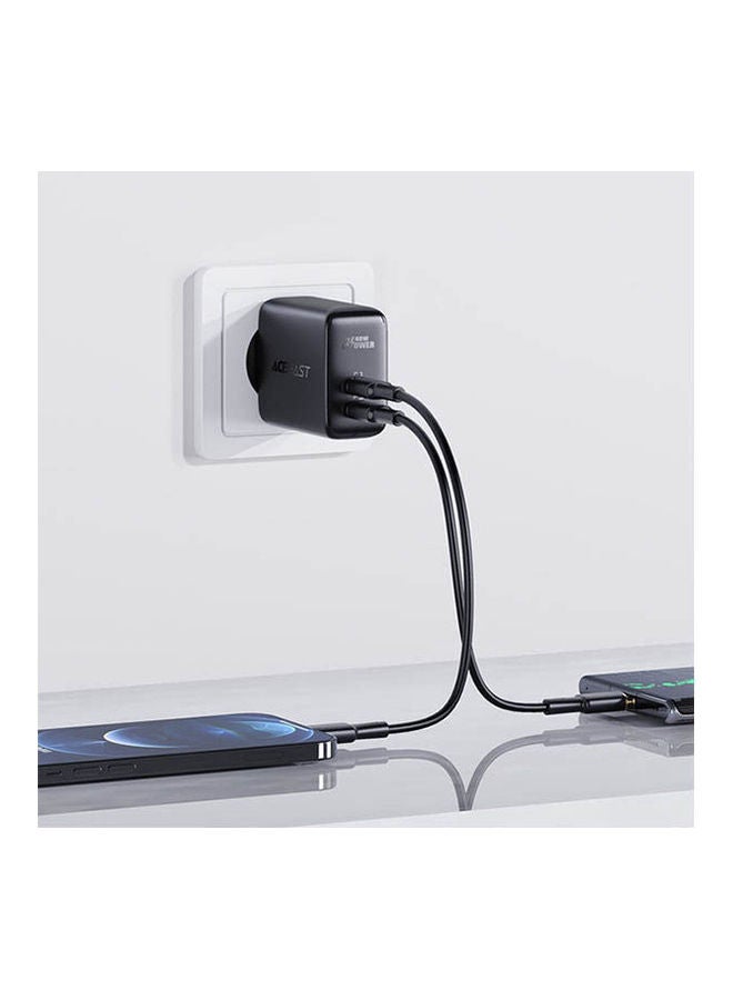 ACEFAST Pd40W(Usb-C+Usb-C) Dual Port Charger (Eu) Black - Image 2
