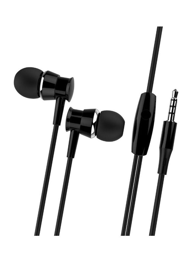 ميكرو ديجيت سمّاعة أذن داخلية ديزير DE906/BL سلكية بصوت ستيريو أسود - Image 1