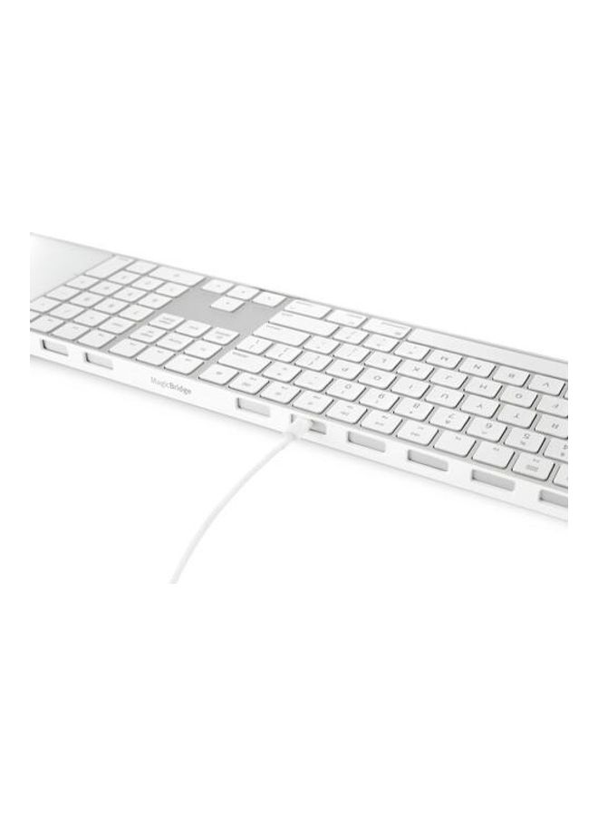 MagicBridge Extended Keyboard Cover White
