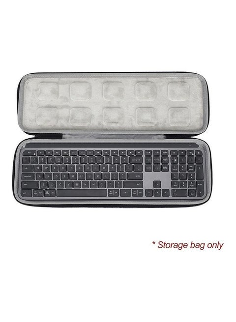 Portable Travel Keyboard Protection Bag For Logitech MX Keys Advanced Black