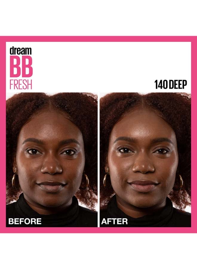 MAYBELLINE NEW YORK - Dream Fresh Skin Hydrating BB Cream 140 Deep - Image 1