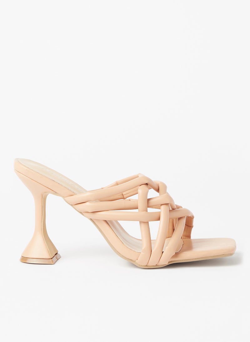LABEL RAIL - Padded Strappy Sands Peach - Image 1