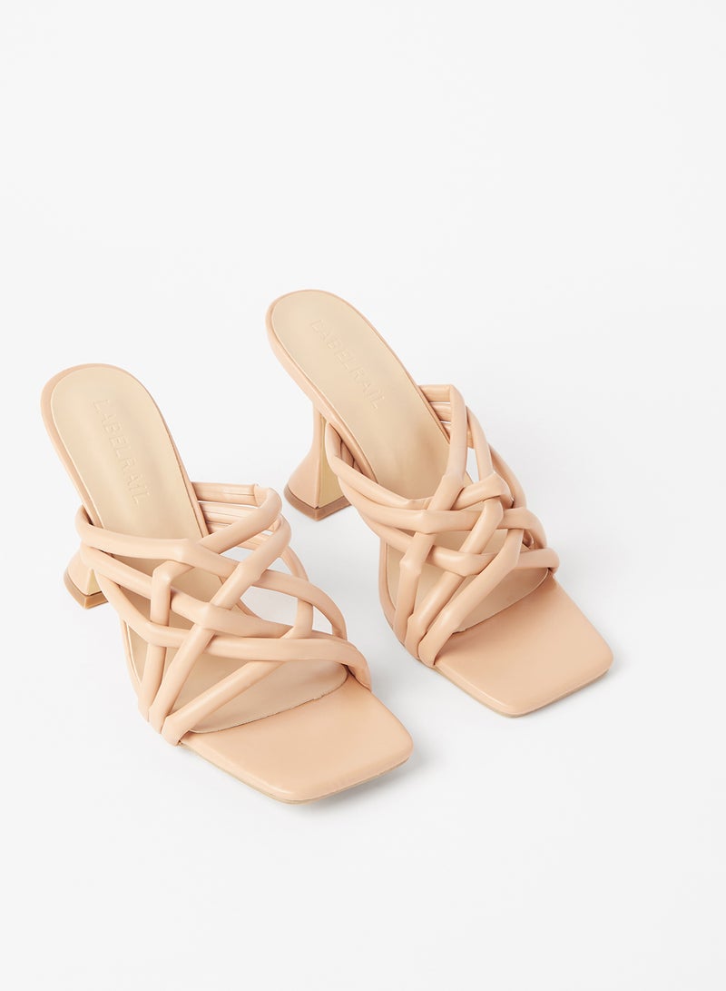 LABEL RAIL - Padded Strappy Sands Peach - Image 1