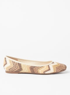 Striped Detailed Ballerina Multicolour