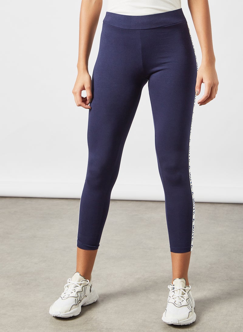 DELA Side Tape Detail Leggings Navy Blue  - Image 1