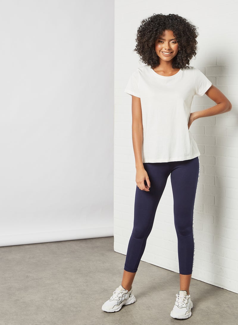 DELA Side Tape Detail Leggings Navy Blue  - Image 3