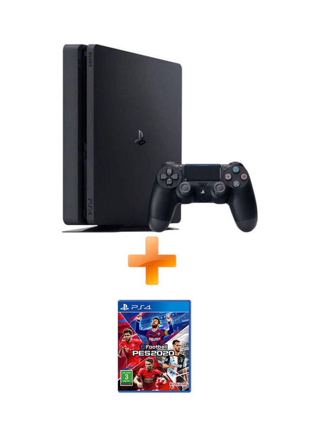 سوني - PlayStation 4 Slim 1TB Console-With Pes 2020- Standard Edition - Image 1