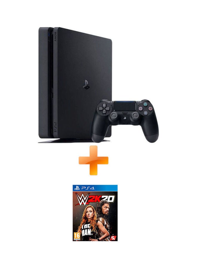 سوني - PlayStation 4 Slim 1TB Console-With Wwe 2K20 (Intl Version) - Image 1