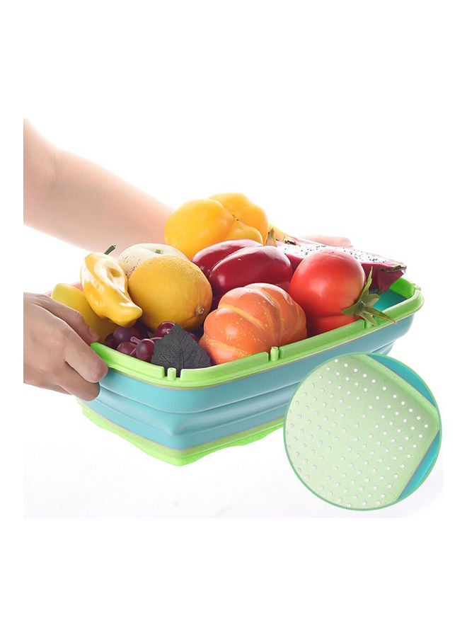 إيونتو - Multipurpose Foldable Basket Vegetable and Fruit Slicer Multicolour - Image 1