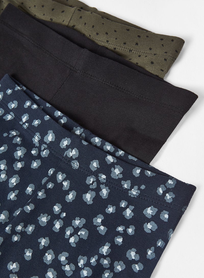 مانجو مجموعة بناطيل ضيقة بطبعة للأطفال والمراهقين من 3 قطع - Image 3