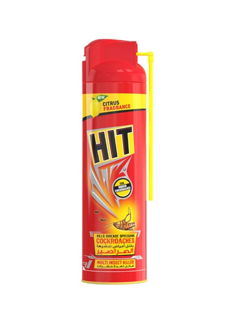 Cockroach And Multi Insect Killer Spray Red/Yellow 400ml