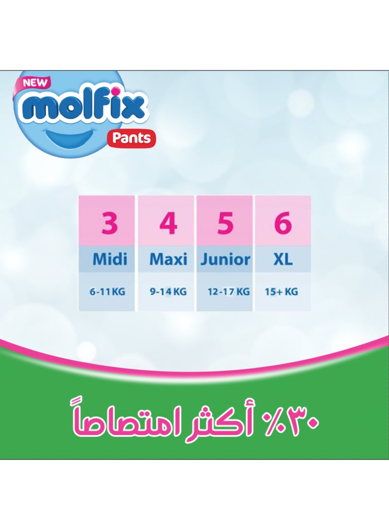 Molfix - 58-Piece Maxi Baby Diaper Pants Jumbo Size 4 - Image 1