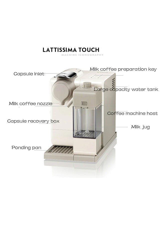 Nespresso - Lattissima Touch Coffee Machine 900.0 ml 1400.0 W EN560W White - Image 1