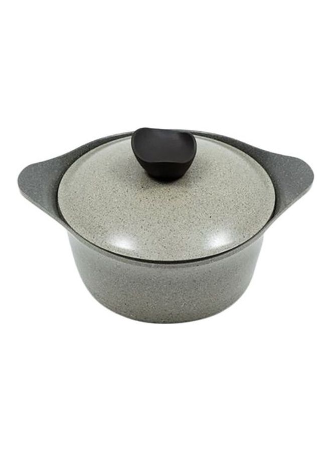 نيو فلام وعاء طبخ بيج/ أسود 22سم - Image 2