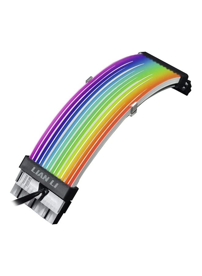 LIAN LI - Strimer PW24-V2 GPU Addressable RGB VGA Power Extension Cable - Image 1