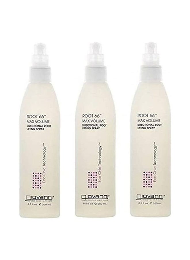 Giovanni Pack of 3 - Root 66 Max Volume Directional Hair Lifting Spray 250 x 3ml - Image 1