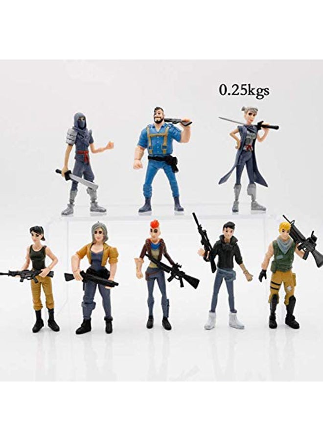 بيوينتي مجموعة مجسمات شخصيات الآكشن للزينة من لعبة Fortnite، مقاس 8 بوصة 8بوصة - Image 3