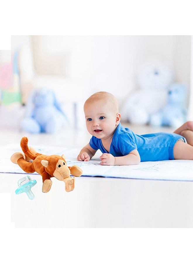 Beauenty - Monkey Stuff Toy With Pacifier - Image 1