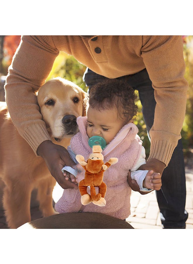 Beauenty - Monkey Stuff Toy With Pacifier - Image 1