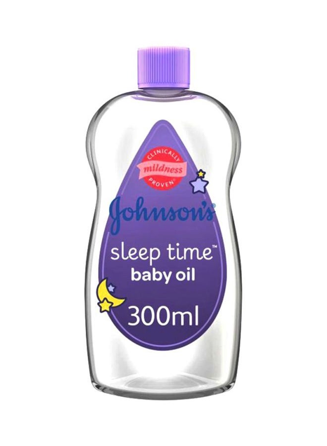 جونسون زيت جونسون وقت النوم تمّ اختباره سريرياً للبشرة الحساسة، سعة 300 مل، لون شفاف - طراز 3574661218274YL - Image 1