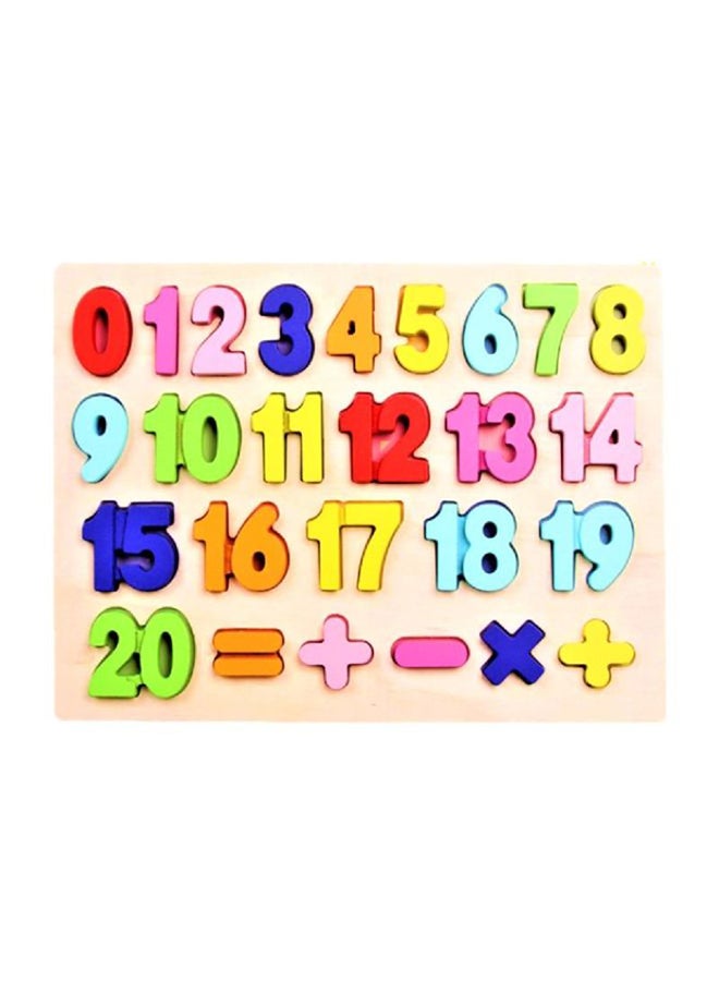 Lazy Toddler Wooden Alphabets And Number Puzzle Board - Image 1