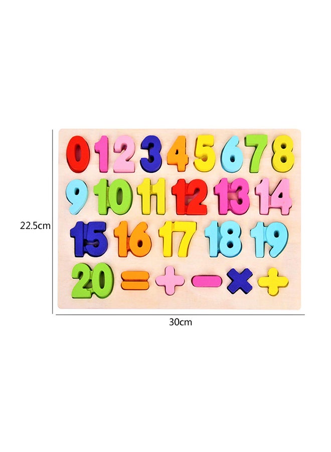 Lazy Toddler Wooden Alphabets And Number Puzzle Board - Image 4