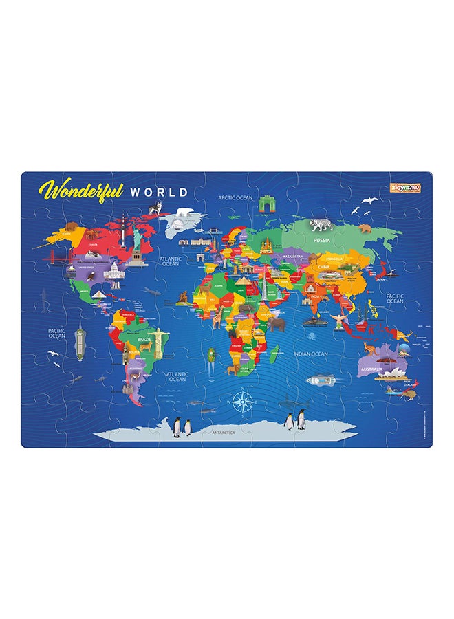 54-Piece World Map Floor Puzzle - v1632381983/N32601514A_2